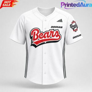 Jensen Huang Korean Pro Baseball Bears Baseball Jersey 1