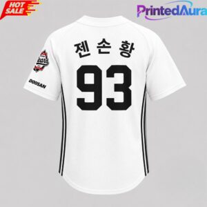 Jensen Huang Korean Pro Baseball Bears Baseball Jersey 2