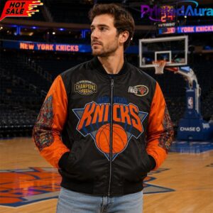 Jordan Clarkson Knicks NBA Finals 2026 Bomber Jacket 2