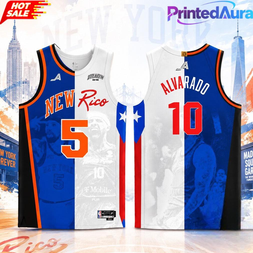 Jose Alvarado Stealth New York New Rico Basketball Jersey Jose Alvarado Stealth New York New Rico Basketball Jersey