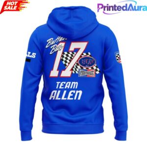 Josh Allen Royal Buffalo Bills Fast Lane Special Hoodie 2