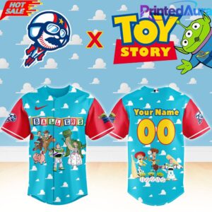 Kannapolis Cannon Ballers x Toy Story Night Custom Baseball Jersey