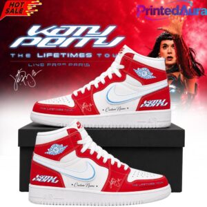 Katy Perry The Lifetimes Tour Live From Paris Custom Air Jordan 1 Shoes