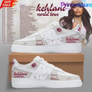 Kehlani Midnight Memories World Tour Custom Air Force 1 Shoes