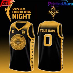 Las Vegas Aces x Fourth Wing Night 2026 Custom Basketball Jersey