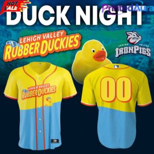 Lehigh Valley IronPigs Duck Night Custom Baseball Jersey