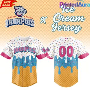 Lehigh Valley IronPigs x Ice Cream Personalized Jersey