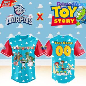 Lehigh Valley IronPigs x Toy Story Night Custom Baseball Jersey