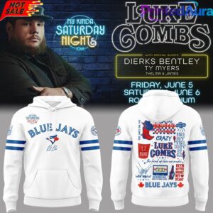 Limited Edition “My Kinda Saturday Night Tour” Luke Combs x Jays Hoodie