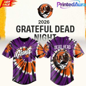Limited Edition San Francisco Giants Grateful Dead Night 2026 Jersey