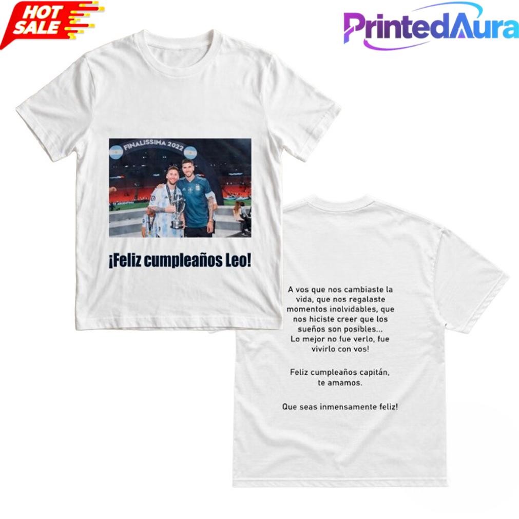 Lionel Messi 39th Birthday Argentina Squad Tribute Tee Lionel Messi 39th Birthday Argentina Squad Tribute Tee