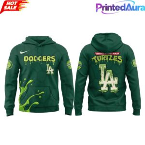Los Angeles Dodgers x Mutant Turtle Ninjas Street Fighters Hoodie 1 Los Angeles Dodgers x Mutant Turtle Ninjas Street Fighters Hoodie 1