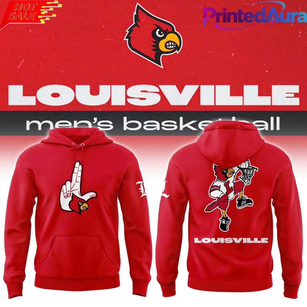 Louisville Cardinals Hometown Hand Sign Red Hoodie Louisville Cardinals Hometown Hand Sign Red Hoodie