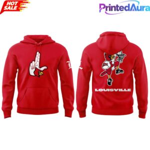 Louisville Cardinals Hometown Hand Sign Red Hoodie 1 Louisville Cardinals Hometown Hand Sign Red Hoodie 1