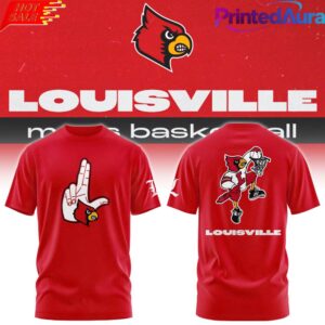 Louisville Cardinals Hometown Hand Sign Red Tee