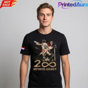 Luka Modric 200 Games Infinite Legacy 2026 World Cup T-Shirt 1