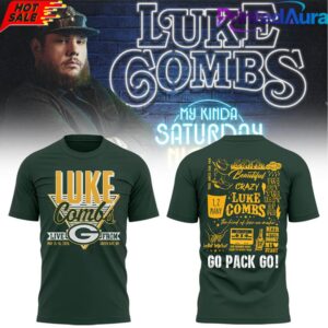 Luke Combs “My Kinda Saturday Night Tour” at Lambeau Field Special Tee