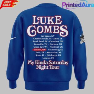 Luke Combs x Toronto Blue Jays 50th Anniversary - My Kinda Saturday Night Tour 2026 Sweatshirt 2