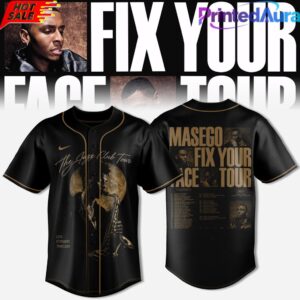 Masego Fix Your Face Tour 2026 Special Baseball Jersey