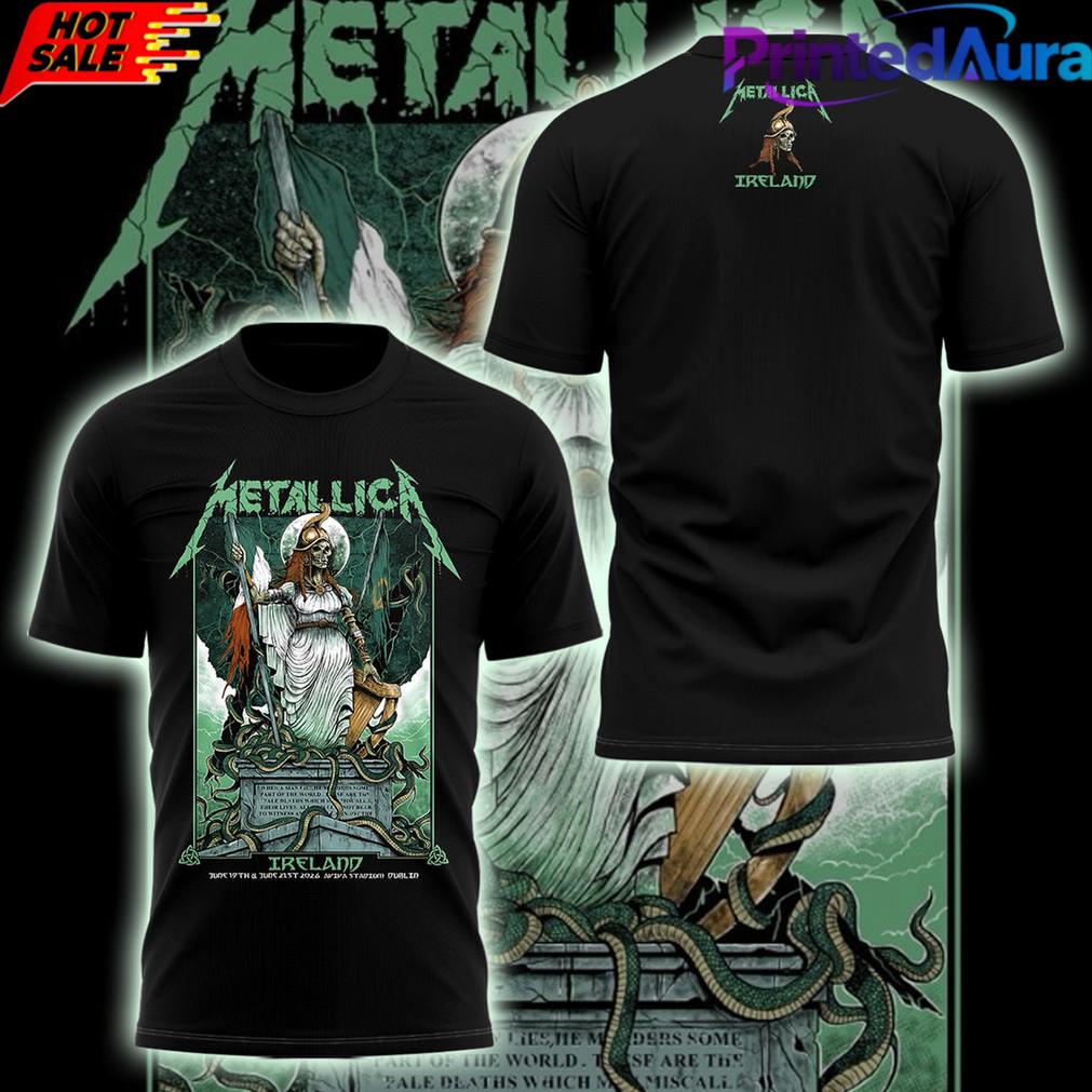 Metallica Ireland Rock Metal Tee Metallica Ireland Rock Metal Tee