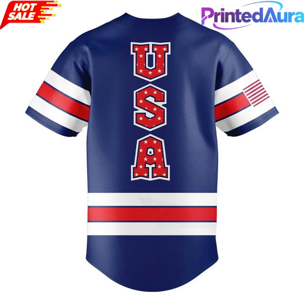 Miami Marlins 250th USA Celebration Baseball Jersey Miami Marlins 250th USA Celebration Baseball Jersey