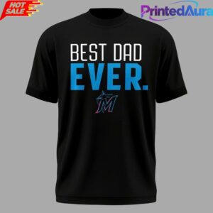 Miami Marlins Father's Day Tee 1 Miami Marlins Father's Day Tee 1
