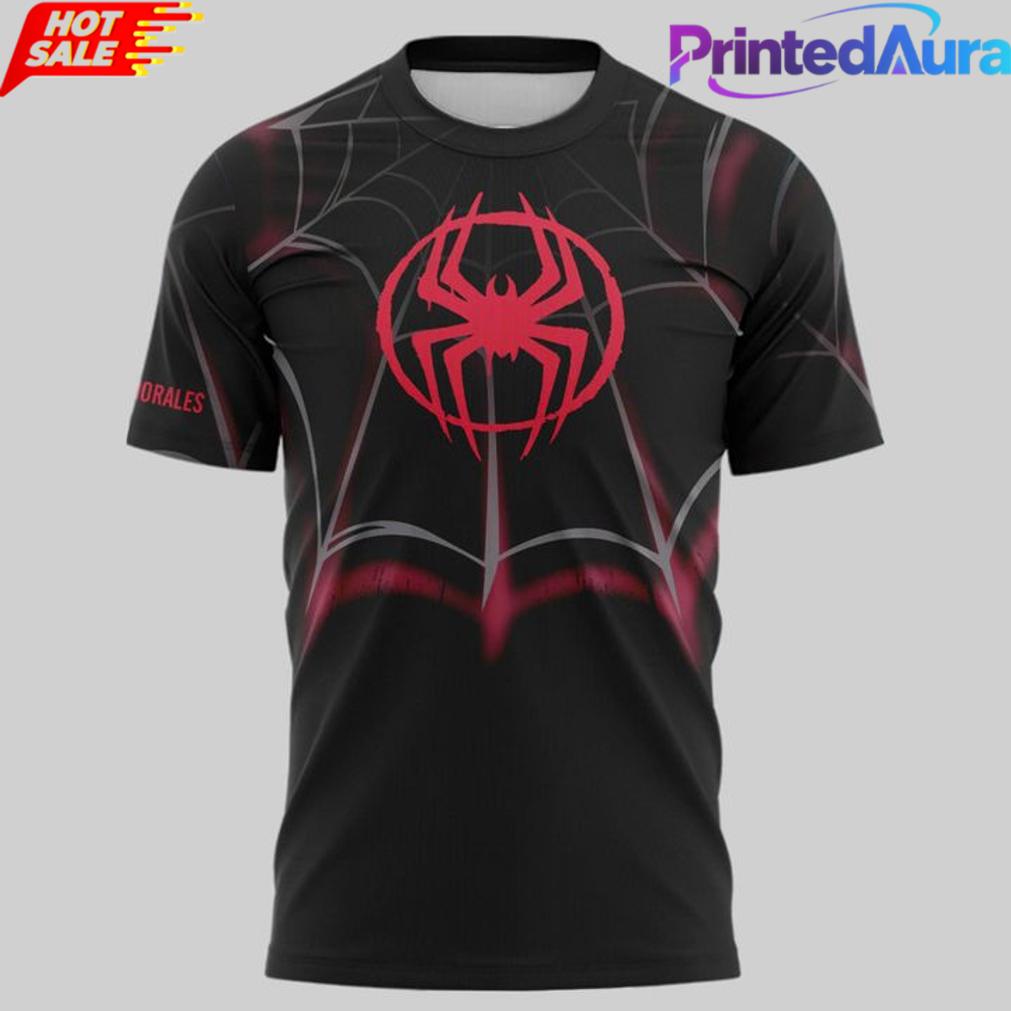 Miami Marlins Marvel Spider-Man Miles Morales Tee Miami Marlins Marvel Spider-Man Miles Morales Tee