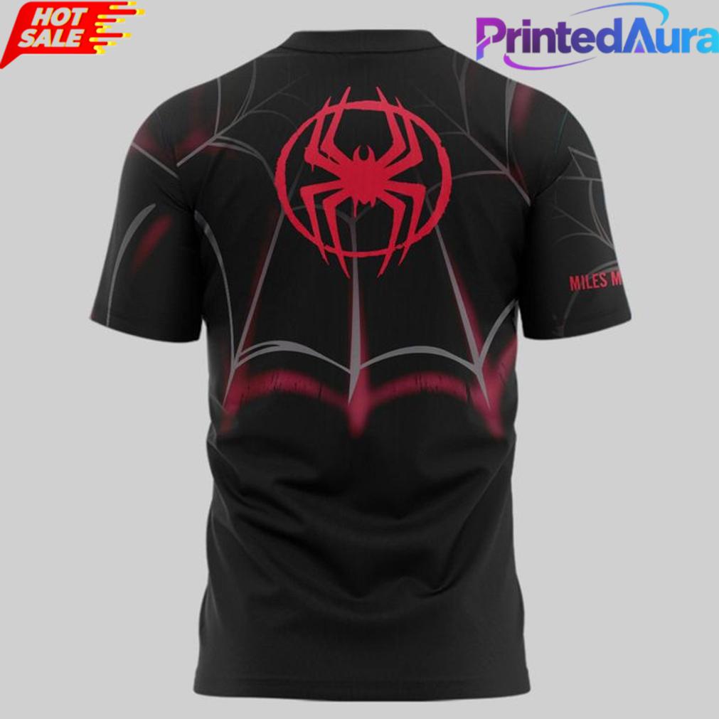 Miami Marlins Marvel Spider-Man Miles Morales Tee Miami Marlins Marvel Spider-Man Miles Morales Tee