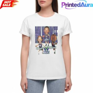 Milwaukee Bucks Ray Allen Sam Cassell Glenn Robinson NBA Players Shirt