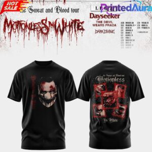 Motionless In White The Sweat And Blood Tour 2026 Tee