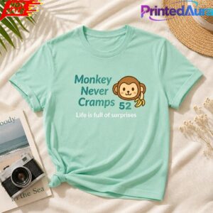 Munenori Kawasaki Monkey Never Cramps Life Is Full of Surprise 52 Tee 1