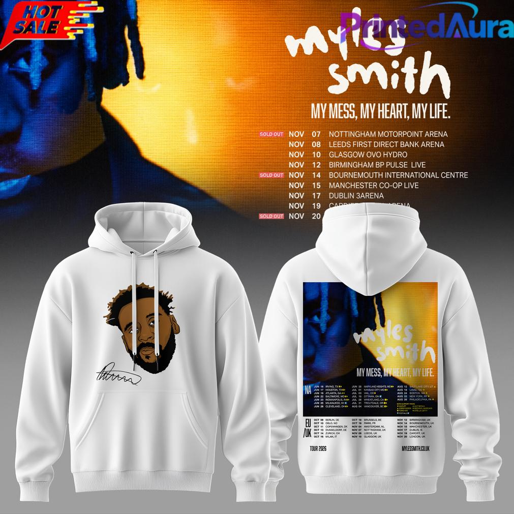 Myles Smith My Mess My Heart My Life Hoodie Myles Smith My Mess My Heart My Life Hoodie