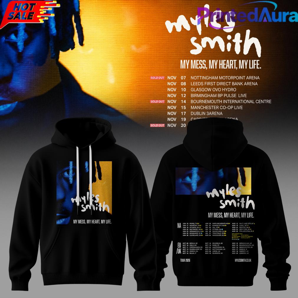 Myles Smith My Mess My Heart My Life Hoodie Myles Smith My Mess My Heart My Life Hoodie