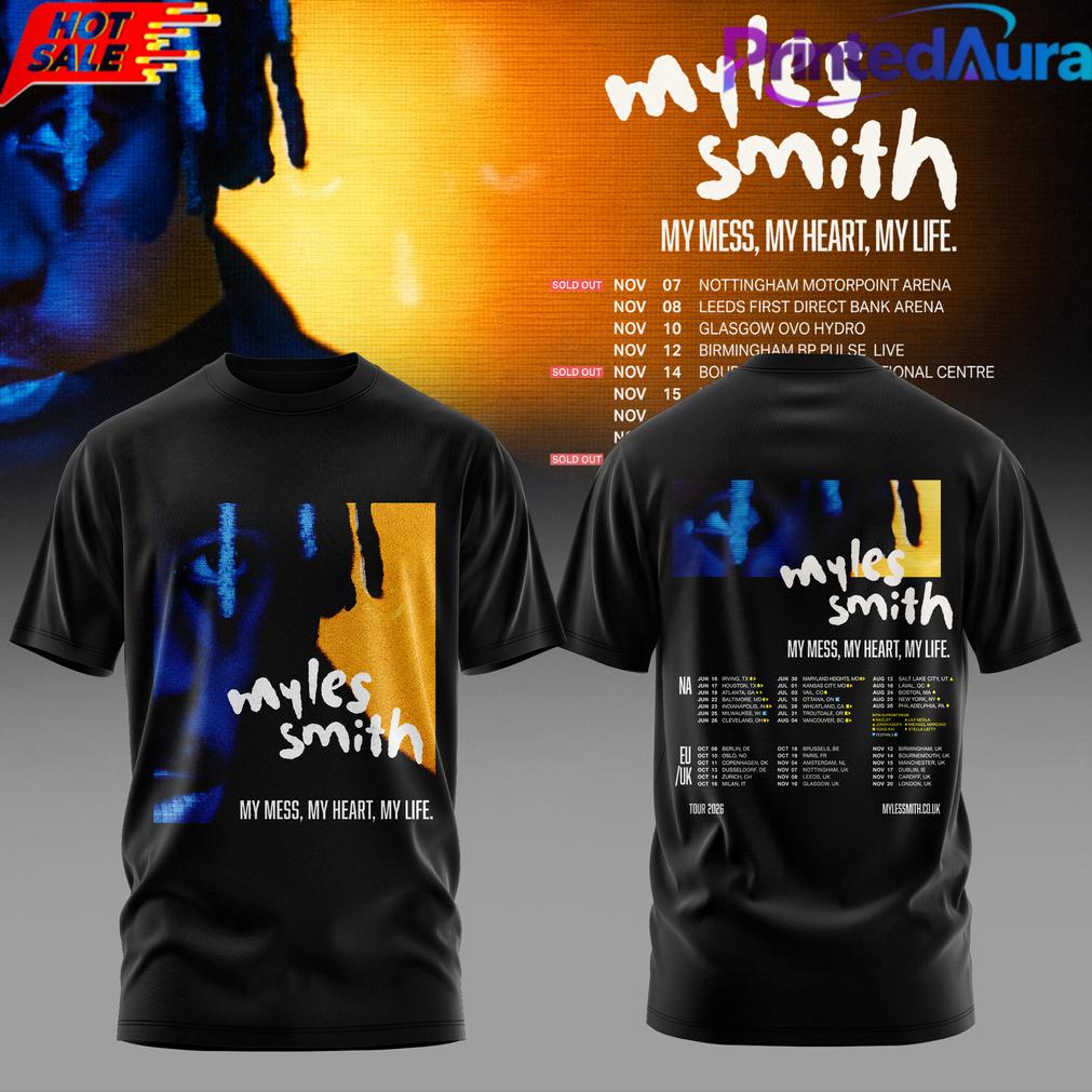 Myles Smith My Mess My Heart My Life Tee Myles Smith My Mess My Heart My Life Tee