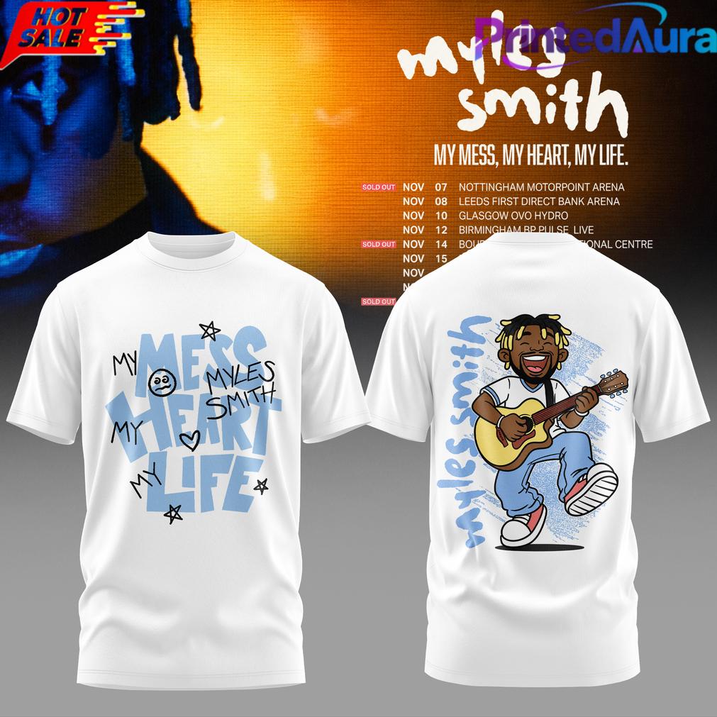 Myles Smith My Mess My Heart My Life Tee Myles Smith My Mess My Heart My Life Tee