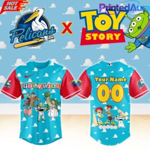 Myrtle Beach Pelicans x Toy Story Night Custom Baseball Jersey