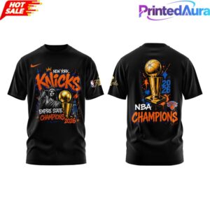 New York Basketball NBA Finals Champions Black Shirt 1