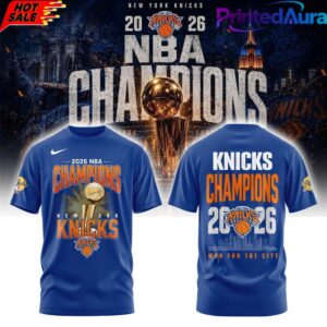 New York Basketball NBA Finals Champions Blue Shirt