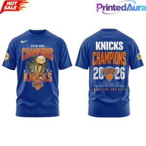 New York Basketball NBA Finals Champions Blue Shirt 1