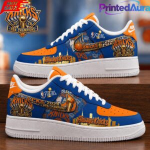 New York Knick 2026 NBA Champions ‘Always Knicks’ Air Force 1 Shoes