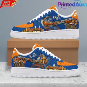 New York Knick 2026 NBA Champions 'Always Knicks' Air Force 1 Shoes 1