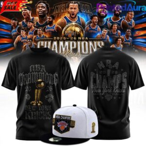 New York Knick 2026 NBA Champions Black Tee