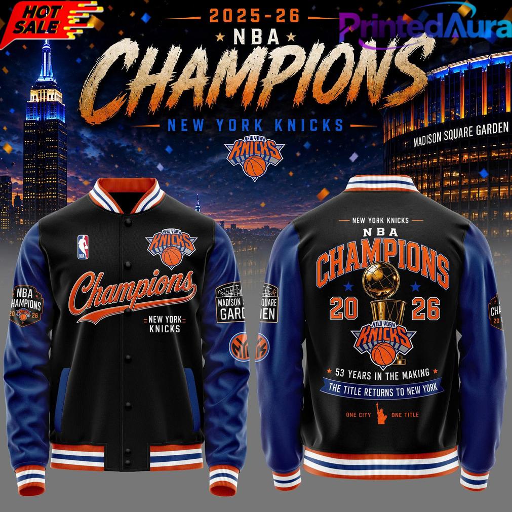 New York Knick 2026 NBA Champions Jacket New York Knick 2026 NBA Champions Jacket