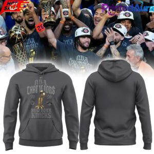 New York Knick 2026 NBA Champions ‘New York Forever’ Grey Hoodie