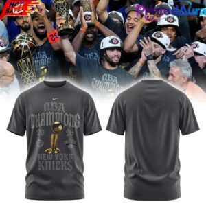 New York Knick 2026 NBA Champions ‘New York Forever’ Grey Tee