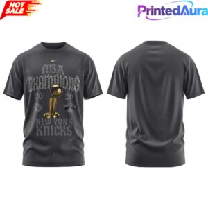 New York Knick 2026 NBA Champions 'New York Forever' Grey Tee 1 New York Knick 2026 NBA Champions 'New York Forever' Grey Tee 1