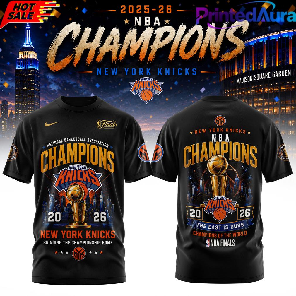 New York Knick 2026 NBA Champions Tee New York Knick 2026 NBA Champions Tee
