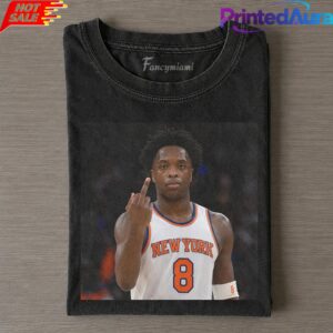 New York Knick 2026 NBA Finals OG Anunoby Middle Finger Tee