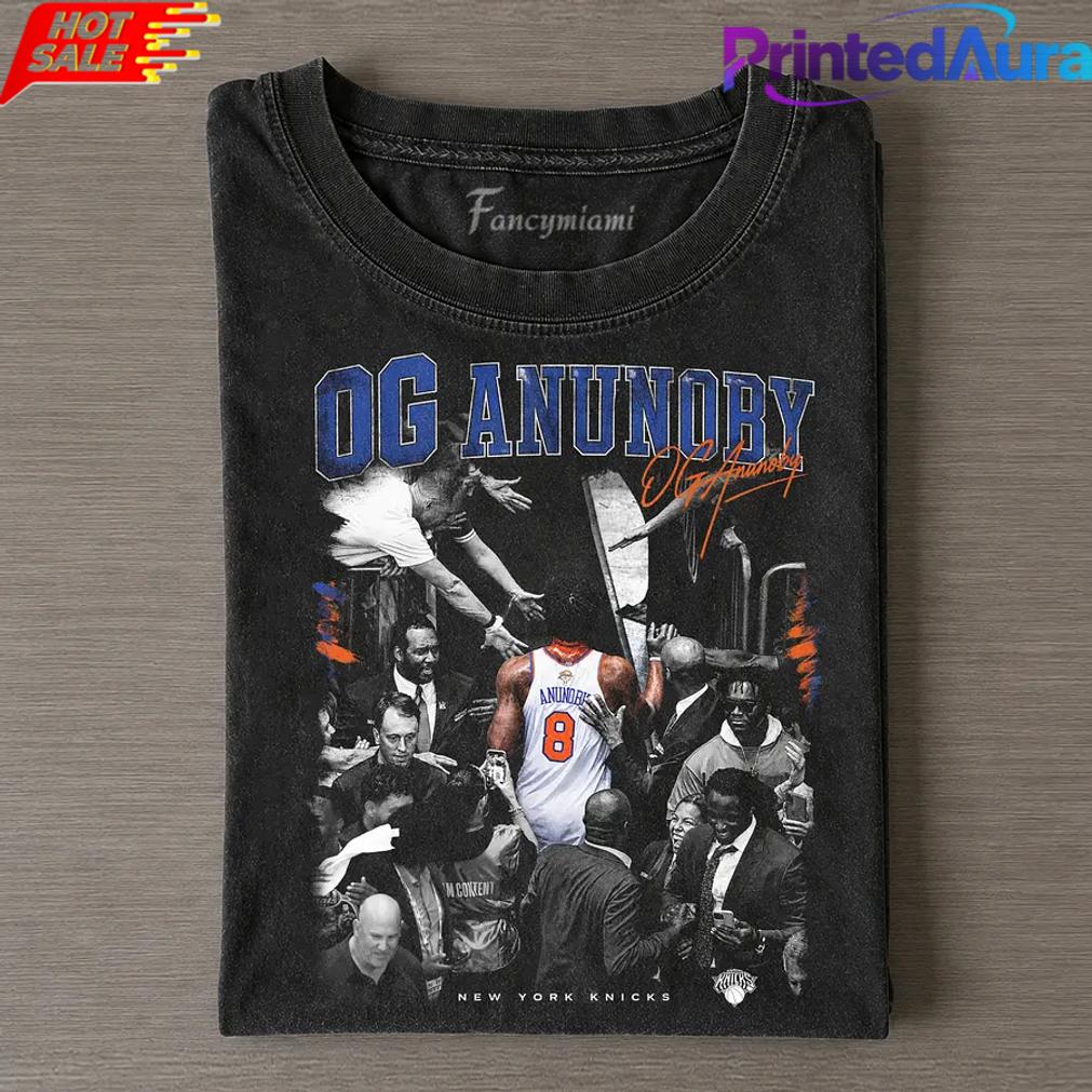 New York Knick 2026 NBA Finals OG Anunoby Signature Tee New York Knick 2026 NBA Finals OG Anunoby Signature Tee