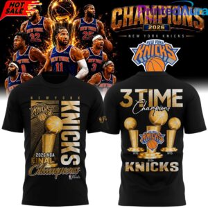 New York Knicks 2026 NBA Finals 3 Time Champions Shirt